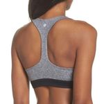 Zella Gray & Black Lace It Up Racerback Sports Bra XL Photo 1
