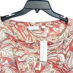 Pacific&Co Women’s XS NY &  Pink Cream Ruched Side Tie Top Blouse Photo 2