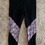 Fabletics capri with mesh black and confetti small Photo 2