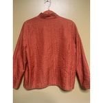 Alfred Dunner  Size 10 Burnt Orange Open Quilted Cardigan Photo 3