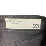 Rag and Bone High-Rise Ankle Skinny Jeans in Washed Black Tux Size 23 Photo 9