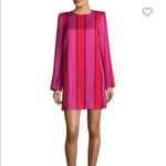 Maggie Marilyn I’m Coming Home Striped Satin Mini Dress Womens Size 6 Pink Photo 14