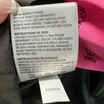 Betsey Johnson Reversible Black Chevron Print Faux Fur Vest Size XS Like New Photo 11