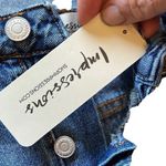 Impressions distressed denim button up shirts Nwt size medium Photo 6