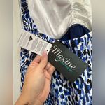 Maxine of Hollywood  Rain Flyaway Blue Tankini Swimsuit Top Plus Size 20W NWT Photo 6