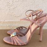 Aperlai NEW  women’s brooch accent suede ankle strap sandal IT 38.5 US 8.5 Photo 5