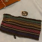 Island Soul  Black Embroidered Bandeau Swim Top Photo 6