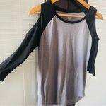 SO Black and Gray  long Sleeve Shirt Photo 2