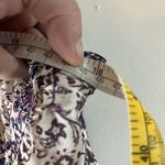 L'Agence L’AGENCE Dress Clio Shirred Silk Floral Knee Length in Ivory Photo 10