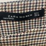 ZARA Houndstooth Short Sleeve Shift Dress Photo 3
