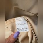 SheIn  Gold Midi Slip Skirt with Slit for Cocktail.NWOT Photo 10