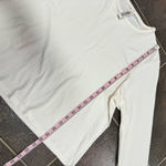 SKIMS  Vintage Cropped Long Sleeve Pullover Top Round Neck Stretchy White 3X Photo 10