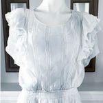 Love Shack Fancy Revolve*  Natasha Dress, Bedroom Blue Hand Dye, Size L NWT $395 Photo 4