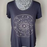 Project Social T  Womens Horoscope Short Sleeve Slub T-Shirt Grey Size Small Photo 4