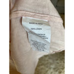 Quince  Linen Smocked Maxi Dress Pink Ruffle Strap XL Cottagecore Parisian Garden Photo 5