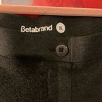 Betabrand  Women’s Straight Leg Classic Dress Pant Yoga Pants Charcoal Gray XL Photo 3