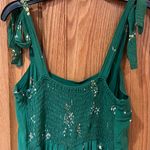 Faithfull the Brand Elsa Shoulder Tie Jumpsuit in Myrtille Green Floral Medium 6 Photo 11