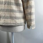 Vintage BCBG Maxazria Silk Blazer Striped Windowpane Blue Size 10 Photo 11