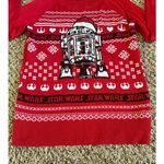 Star Wars  Woman's R2D2 Red Ugly‎ Christmas Sweater Size XS Photo 5