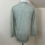 Jigsaw Cotton/Linen/ Silk Lightweight Cardigan Blouse Neutral Tan/ Greige L Tan Size L Photo 2