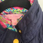 Lilly Pulitzer  Navy Puffer Vest Size XS Photo 3