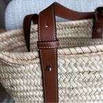 Loewe  x Paula’s Ibiza Basket Small Bag in Palm Leaf with Leather Handles in Tan Photo 11