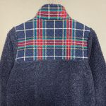 Vera Bradley Pullover Teddy Fleece Jacket Plaid Quilted Women Quarter Zip Small Photo 4