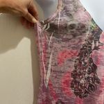 Happening in the present hip -  - Pink Peacock & Floral Tank Top Photo 4