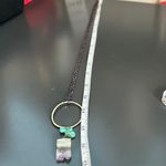 Amethyst Turquoise Beaded Necklace Boho Chic Dangle Pendant Jewelry‎ Purple Photo 4