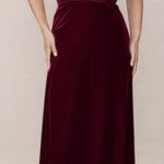 Revelry Burgundy Dylan Velvet Dress Size 8 Photo 0