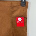 Spanx NWT  Faux Suede Leggings‎ SMALL PETITE in Rich Caramel SP PS Photo 6
