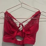 Wacoal Embrace Lace Wire free Soft Cup bralette pink/red color. Photo 6
