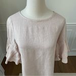 Francesca Bettini Light Orchid Pink Italian Linen Shift Dress XS Photo 3
