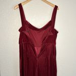 NEW BCBG Paris Burgundy Wine Velvet Jumpsuit Holiday Vampire Fall Wide Leg Red Size M Photo 6
