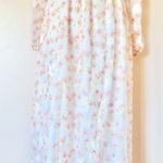 SheIn  White Pink & Peach Floral Long Sleeve Maxi Dress. Photo 5