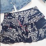 Y2k Express tiered ruffle floral miniskirt Blue Size undefined Photo 8