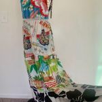 Farm Rio  Maxi Dress Tropical Sz small fruit Foliage Motif Maximalist  Photo 8