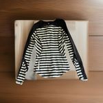 Lululemon 4 Run: Reflect Long‎ Sleeve Sea Stripe Mint Moment Black Photo 1