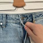 PTCL Womens Light Wash Denim Mid Rise Cut Off Fray Hem Jean Shorts 24 Blue Photo 7