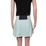 Amorethos women's Mint pinstripe heritage pleated skirt S Multiple Photo 4