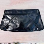 Mary Kay Large Oversized Black Vinyl Clutch Bag Jewel Snap Closure Evening Glam Photo 5