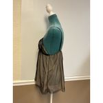 Victoria's Secret Victoria Secret Lingerie Babydoll Large Black Cream Lace Overlay Rhinestone Photo 3