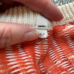 Willow & Clay Orange & Ivory Knit Sweater - Medium Photo 8