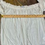 EXPRESS  Elastic Neck Off The Shoulders Bell Short Sleeve Blouse Large Photo 9