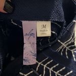 Alya  size medium mini a-line skirt embroidered blue white high waist FRANCESCA'S Photo 6