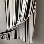 Banana Republic Striped Dress Sheath Faux Wrap Dress - Size 2 Tall Photo 6