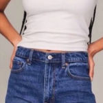 Abercrombie & Fitch NWT  The Cutoff Short High-Rise Dark Wash Size 26/2 Photo 0