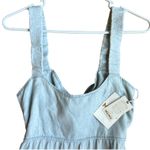 Show Me Your Mumu NWT Show Me Your Mumu Women's Tana Babydoll Tie Dress Size M Shore Light Blue Photo 6