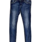 Rock Revival  Jeans Womens 27 Blue Mid Rise Skinny Priscilla Rhinestone Denim Photo 0