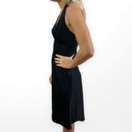 BCBGMAXAZRIA 00s  Vintage Black Halter V-Neck Knee Length Formal Cocktail Dress Photo 1